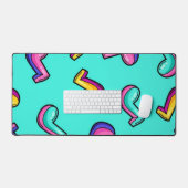 Muzieknoten patroon bureaumat (Keyboard & Muis)