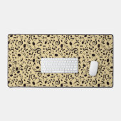 Muzieknoten patroon bureaumat (Keyboard & Muis)