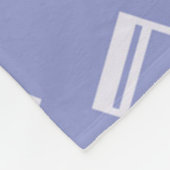 Muzieknoten patroon fleece deken (Hoek)