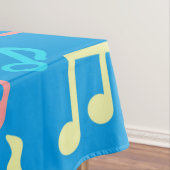 Muzieknoten patroon tafelkleed (Voorbeeld)