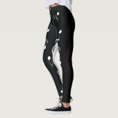 Muzieknoten & Piano Keys Leggings (Links)
