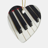 muzieknoten Piano-toetsenbordversiering Keramisch Ornament (Links)