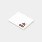 muzieknoten Poop Emoji Post-it® Notes (Schuin)