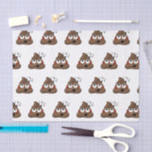 muzieknoten Poop Emoji Tissuepapier (Craft)