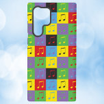 Muzieknoten Pop Kunstpatroon Kleurrijk Samsung Galaxy Hoesje<br><div class="desc">Ben je een fan van muziek thema telefoonhoesjes? Hou je van pop kunstpatronen? Deze telefoonhoes heeft een kleurrijk pop kunstpatroon van muzieknoten gedaan in geel,  groen,  paarse,  blauw,  rood en zwart.</div>