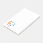 Muzieknoten Post-it® Notes (Schuin)