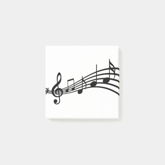 muzieknoten post-it® notes (Voorkant)