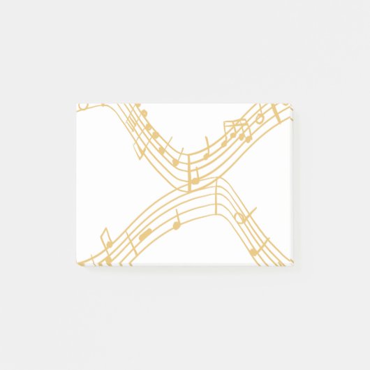 Muzieknoten Post-it® Notes (Voorkant)