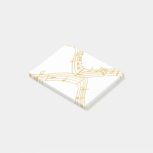 Muzieknoten Post-it® Notes (Schuin)