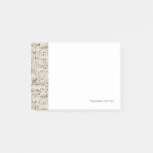 Muzieknoten Post-it® Notes (Voorkant)