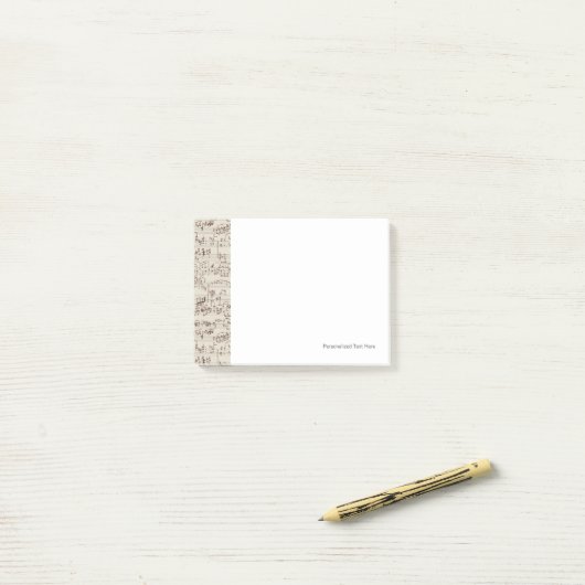 Muzieknoten Post-it® Notes (Op bureau)