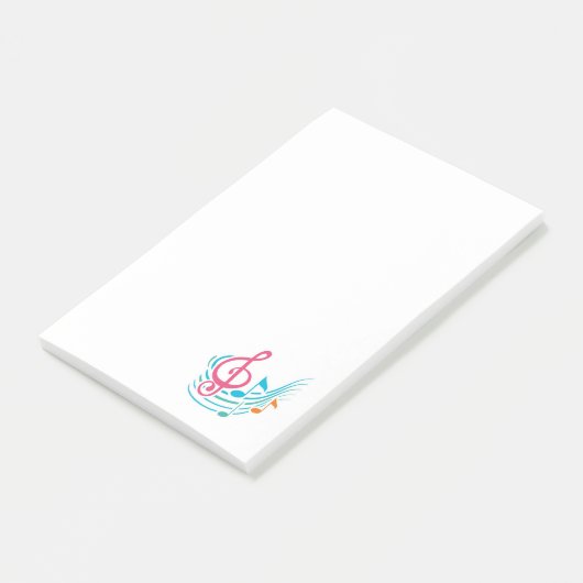 Muzieknoten Post-it® Notes (Schuin)