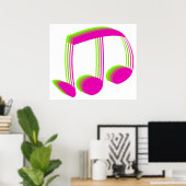 Muzieknoten Poster (Thuiskantoor)