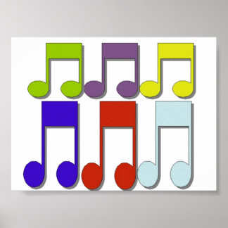 Muzieknoten Poster