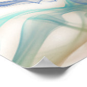 Muzieknoten roken, kleurrijk afbeelding poster (Hoek)