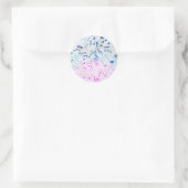 Muzieknoten Ronde Sticker (Tas)