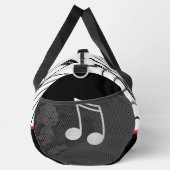 Muzieknoten Rood Wit & Zwart Plunjezak (Rechts)