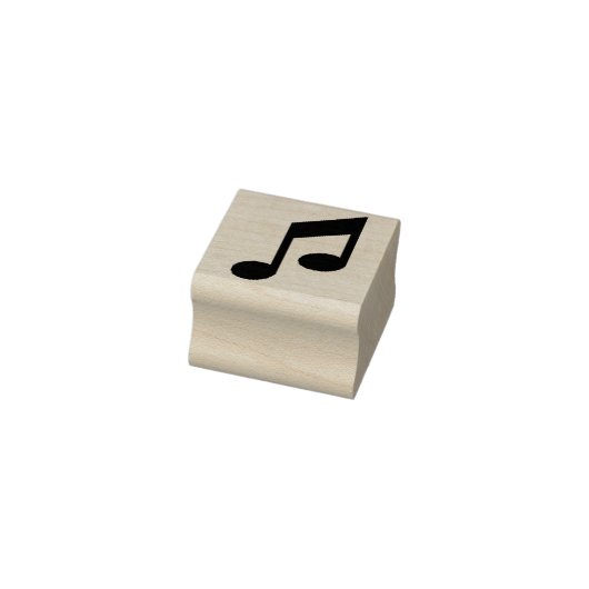 Muzieknoten rubberstempel (Stempel)