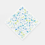 Muzieknoten Servet (Hoek)