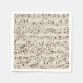 Muzieknoten Servet (Voorkant)