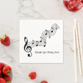 Muzieknoten Servet (Insitu)