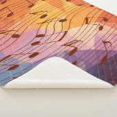 Muzieknoten Sherpa Deken (3/4)