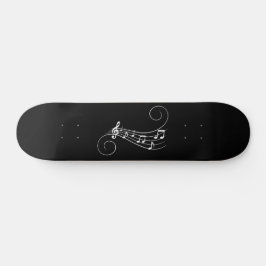 Muzieknoten Skateboard
