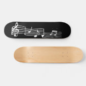 Muzieknoten Skateboard (Horizontaal)