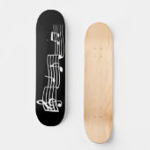 Muzieknoten Skateboard (Voorkant)