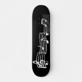 Muzieknoten Skateboard (Voorkant)