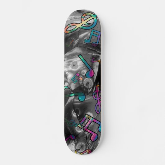 muzieknoten Skateboard (Voorkant)