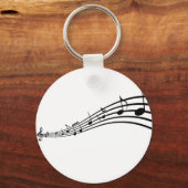 muzieknoten sleutelhanger (Voorkant)