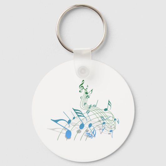 Muzieknoten Sleutelhanger (Voorkant)