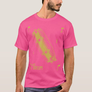Muzieknoten Snare Drum T-shirt
