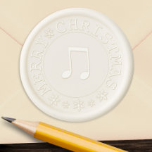 Muzieknoten Sneeuwvlokken Musical Vrolijk Kerstfee