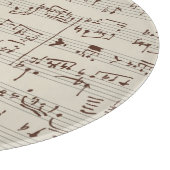 Muzieknoten Snijplank (Hoek)