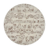 Muzieknoten Snijplank (Voorkant)