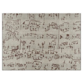 Muzieknoten Snijplank (Voorkant)