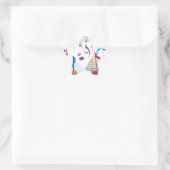 Muzieknoten Ster Sticker (Tas)
