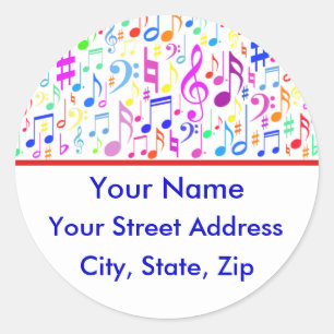 Muzieknoten  Sticker
