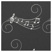 Muzieknoten Stof (Close Up)