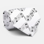 Muzieknoten Stropdas (Opgerold)