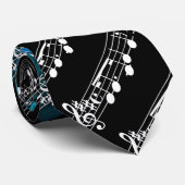 Muzieknoten Stropdas (Opgerold)