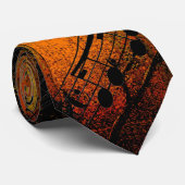 Muzieknoten Stropdas (Opgerold)