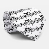 Muzieknoten stropdas (Opgerold)