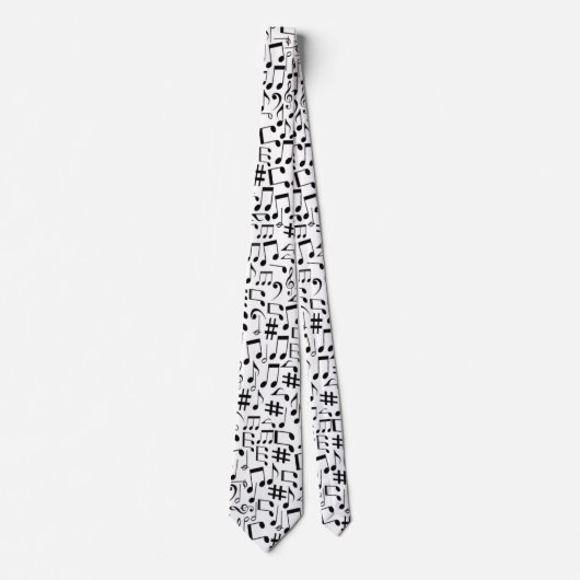 Muzieknoten Stropdas (Voorkant)