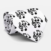 Muzieknoten Stropdas (Opgerold)