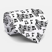 Muzieknoten Stropdas (Opgerold)