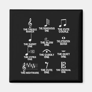 Muzieknoten Symbool Definitie Humor Grappig Christ Magneet