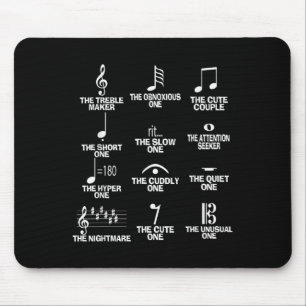 Muzieknoten Symbool Definitie Humor Grappig Christ Muismat